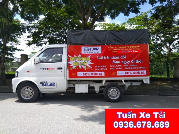 Xe tải DFSK 900kg,giá rẻ,khuyến mại lớn,hỗ trợ trả góp