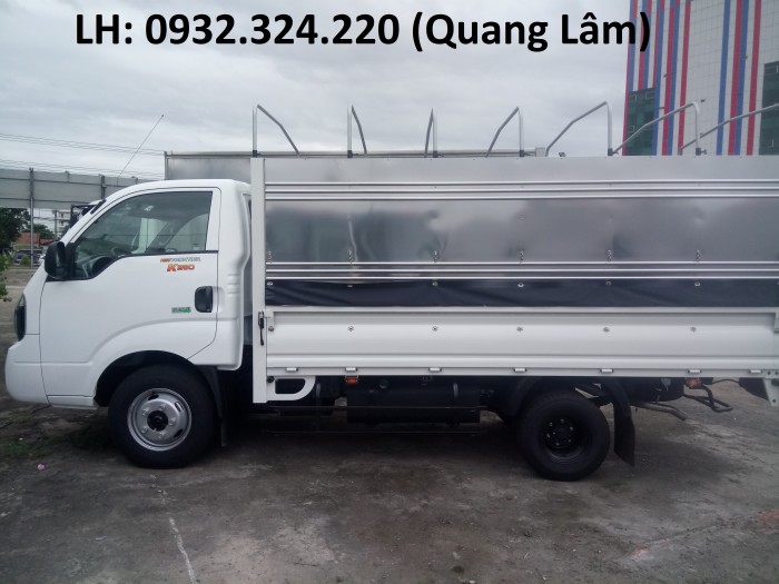 Bán K250 tải trọng 2,5 tấn, thùng dài 3,5m, hỗ trợ trả góp, giao xe trong ngày