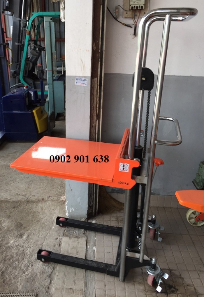 Xe nâng tay cao mini có tải trọng 400kg