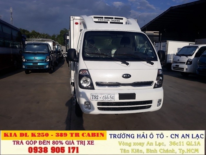 Xe Tải Đông Lạnh K250 Thùng Bảo Ôn, Thùng Kín, Kia K250 Giao Xe Có Liền