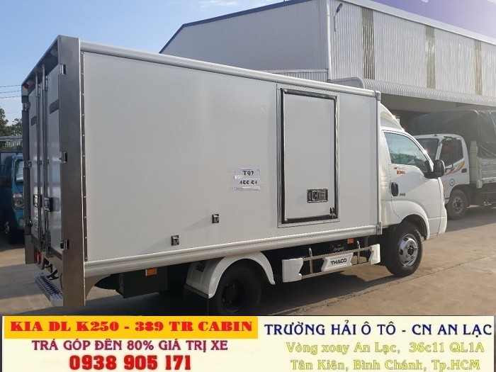 Xe Tải Đông Lạnh K250 Thùng Bảo Ôn, Thùng Kín, Kia K250 Giao Xe Có Liền