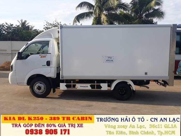 Xe Tải Đông Lạnh K250 Thùng Bảo Ôn, Thùng Kín, Kia K250 Giao Xe Có Liền