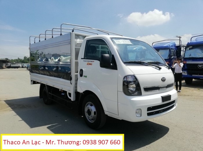 Giá xe tải Thaco Kia K250 new Euro4, thùng kín/thùng lửng/ thùng mui bạt - Tải trong 2,490T/ 2490Kg/ 2,4T/ 2,5T đời 2018