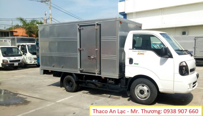 Giá xe tải Thaco Kia K250 new Euro4, thùng kín/thùng lửng/ thùng mui bạt - Tải trong 2,490T/ 2490Kg/ 2,4T/ 2,5T đời 2018