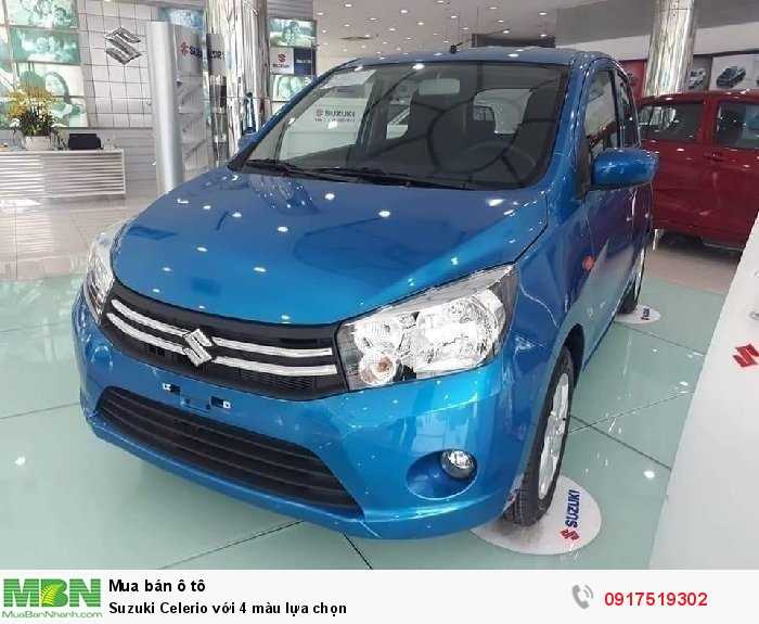 Suzuki Celerio với 4 màu lựa chọn
