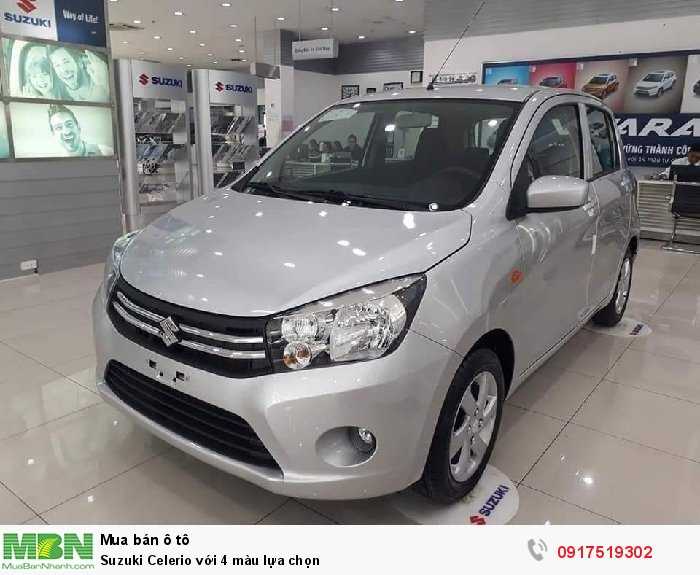 Suzuki Celerio với 4 màu lựa chọn