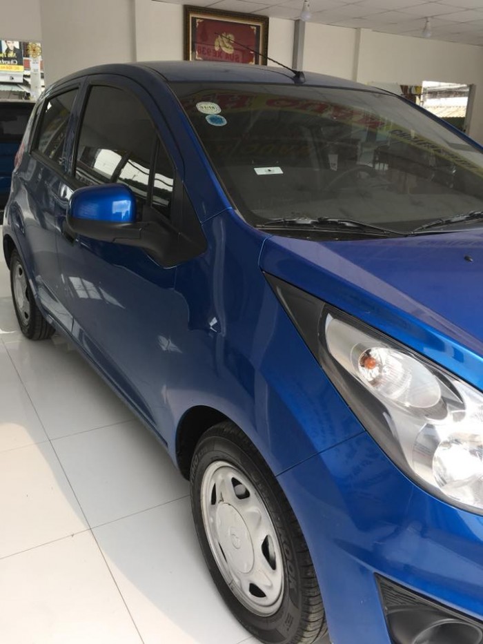 Bán xe Spark 2017 số sàn màu xanh đại dương, xe nữ chạy kĩ