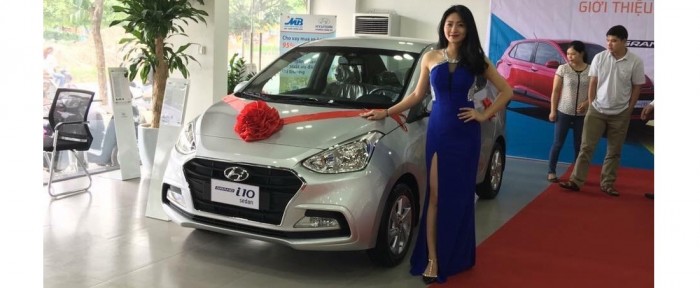 Bán xe hyundai i10 trả góp tại Bình Dương vay tới 90% lãi suất thấp,có xe giao ngay