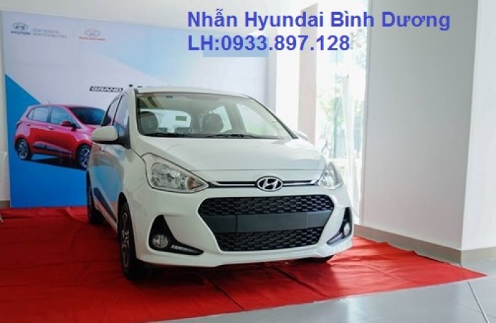 Hyundai Bình Dương - Hyundai Grand i10 1.2AT CKD 2018, giá cực tốt, hỗ trợ trả góp 80%