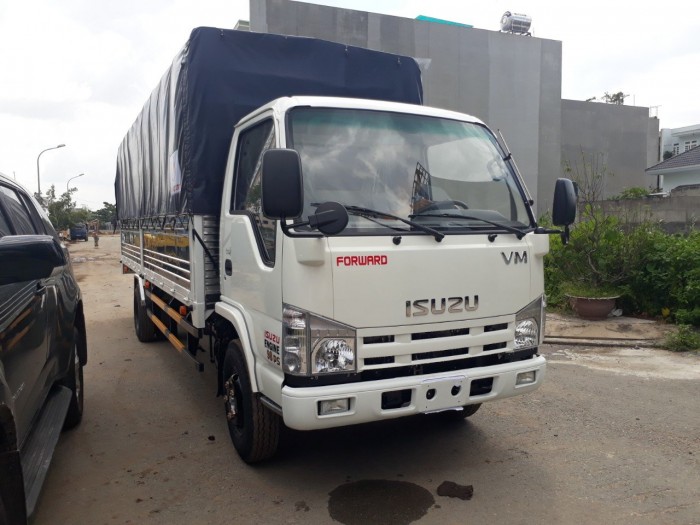 Chuyên bán xe tải Isuzu 1t9 thùng dài 6m2 giá tốt nhất, trả trước 60tr nhận xe