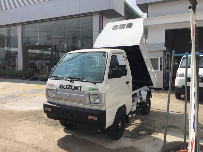 Suzuki Supper Carry Truck ben, Thùng ben tự đỗ giá rẻ 2018