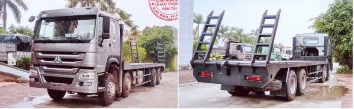 Bán Xe phooc nâng đầu chở máy công trình
