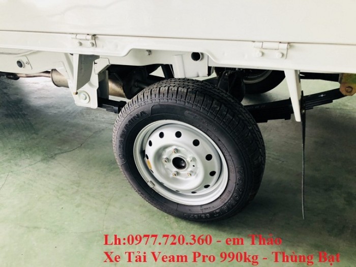 Xe Veam Pro 990kg*Xe Veam 990kg-Thùng Mui Bạt