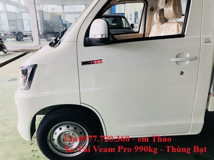 Xe Veam Pro 990kg*Xe Veam 990kg-Thùng Mui Bạt