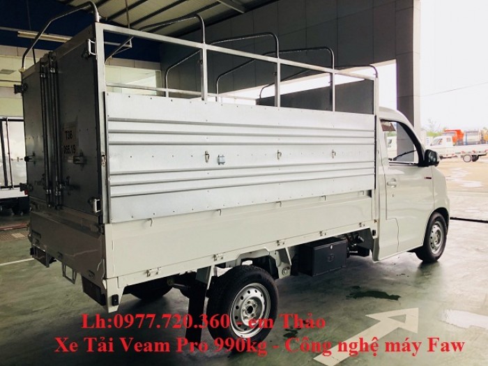 Xe Veam Pro 990kg*Xe Veam 990kg-Thùng Mui Bạt