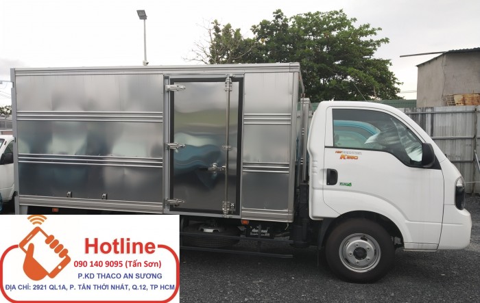 Xe tai 1T49 và 2T49 máy Hyundai xe tải thaco Kia K250 doi 2018 thùng kín giao ngay