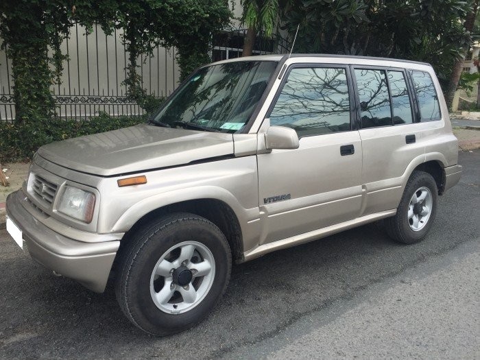Bán xe Suzuki Vitara 2003 màu ghi hồng số sàn, hai cầu