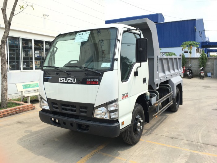 Xe tải ben isuzu 2t4 - Trả trước 100 triệu giao xe luôn