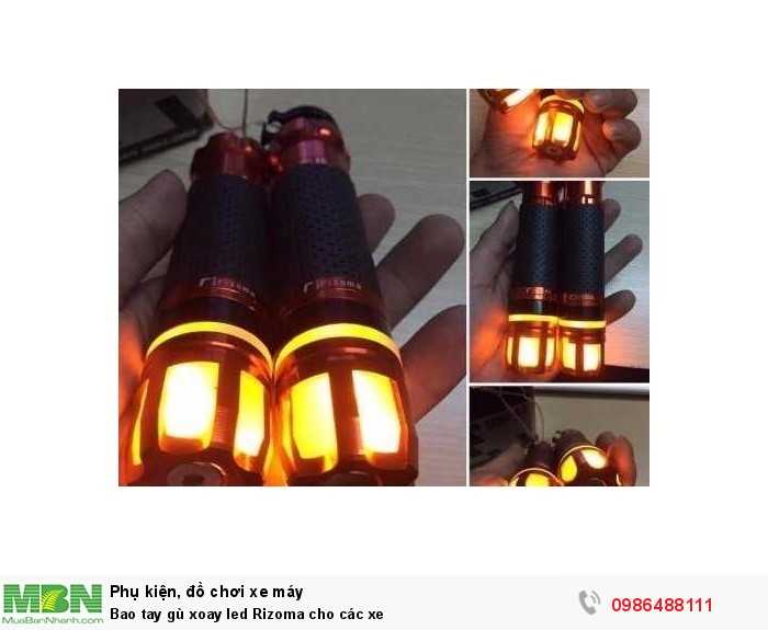 Bao tay gù xoay led Rizoma cho các xe