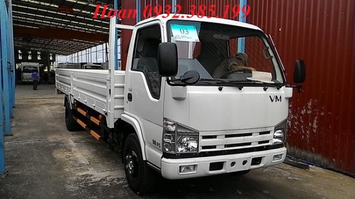 Xe tải isuzu Vĩnh Phát Nk490SL thùng lửng chiều dài thùng 6m2