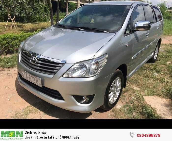Cho thuê xe tự lái 7 chỗ