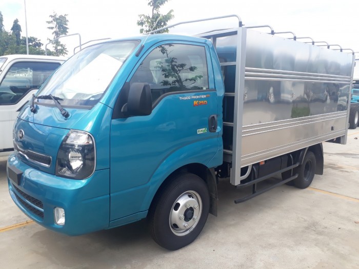 Xe tải Kia K250 thùng bạt 2t4, xe tải 2t4 K250, hỗ trợ trả góp
