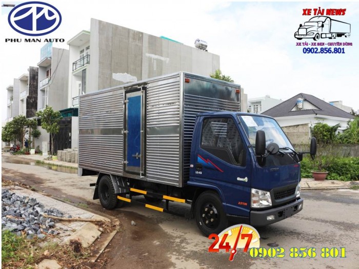 Hyundai 2 tấn 4/ động cơ nhật/ thùng hàng dài 4 mét 2.