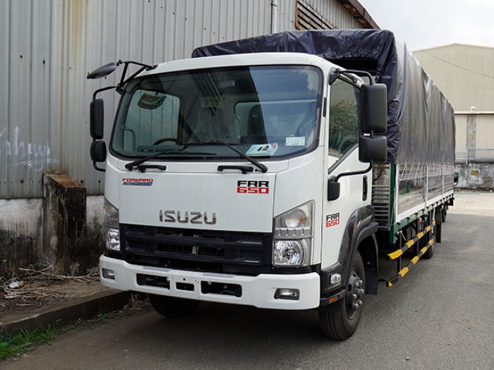 Xe tải isuzu 6t2 thùng mui bạt - Trả trước 100 triệu giao luôn xe