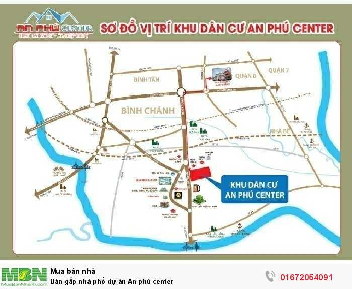 Bán gấp nhà phố dự án An phú center