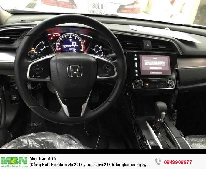 {Đồng Nai} Honda civic 2018 , giao xe ngay, khuyến mãi phụ kiện cao cấp . hỗ trợ mua xe trả góp 80%