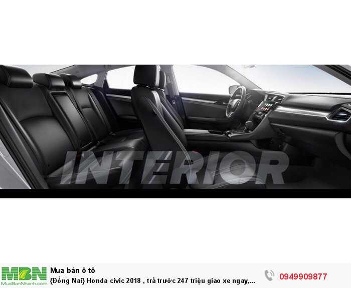 {Đồng Nai} Honda civic 2018 , giao xe ngay, khuyến mãi phụ kiện cao cấp . hỗ trợ mua xe trả góp 80%