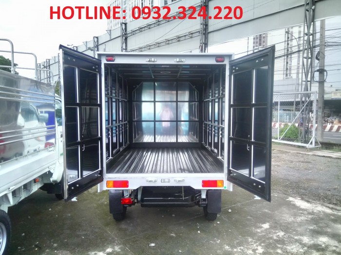 Bán xe TOWNER 990, động cơ SUZUKI, có sẵn máy lạnh, đủ các loại thùng, giá cả hợp lý ở Bình Dương.