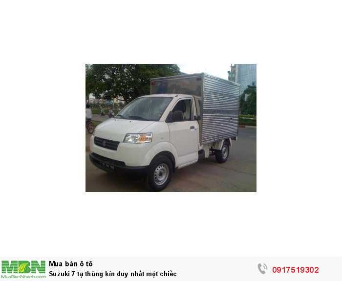 Suzuki 7 tạ thùng kín duy nhất một chiếc