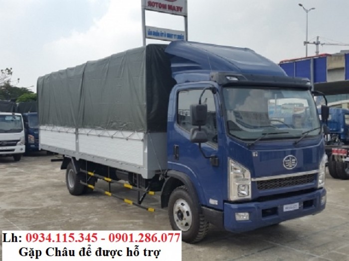Xe tải Faw 7.3 Tấn - 7t3 - 7300kg - xe tải trung - máy Hyundai - trả góp 80%