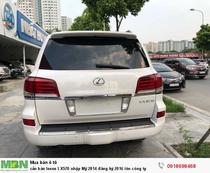 cần bán lexus LX570 nhập Mỹ 2014 đăng ký 2016 tên công ty