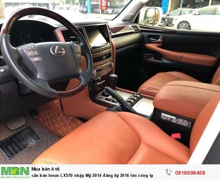 cần bán lexus LX570 nhập Mỹ 2014 đăng ký 2016 tên công ty