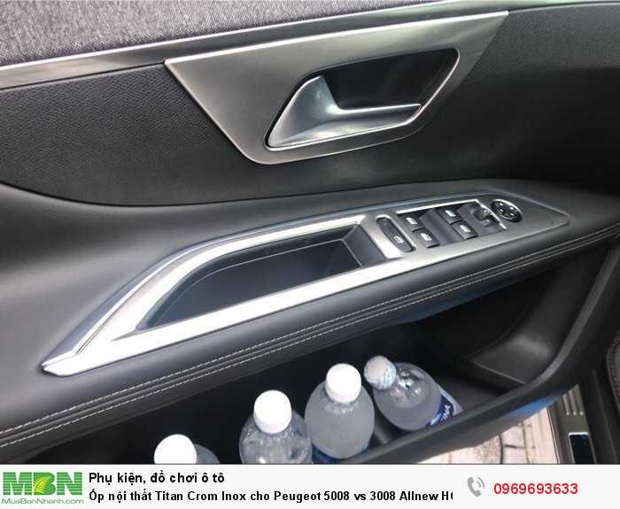 Ốp nội thất Titan Crom Inox cho Peugeot 5008 vs 3008 Allnew HOT