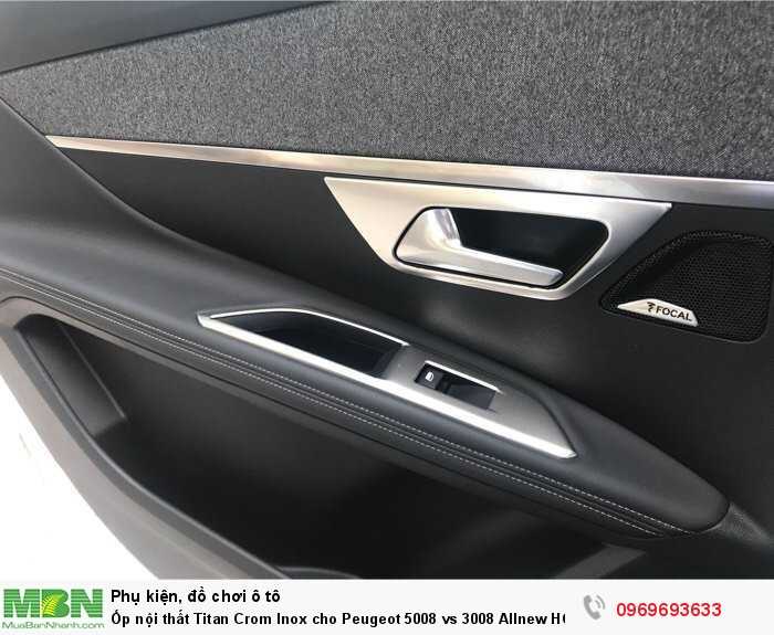Ốp nội thất Titan Crom Inox cho Peugeot 5008 vs 3008 Allnew HOT