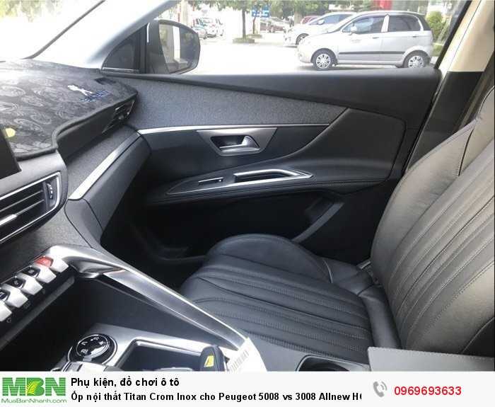 Ốp nội thất Titan Crom Inox cho Peugeot 5008 vs 3008 Allnew HOT