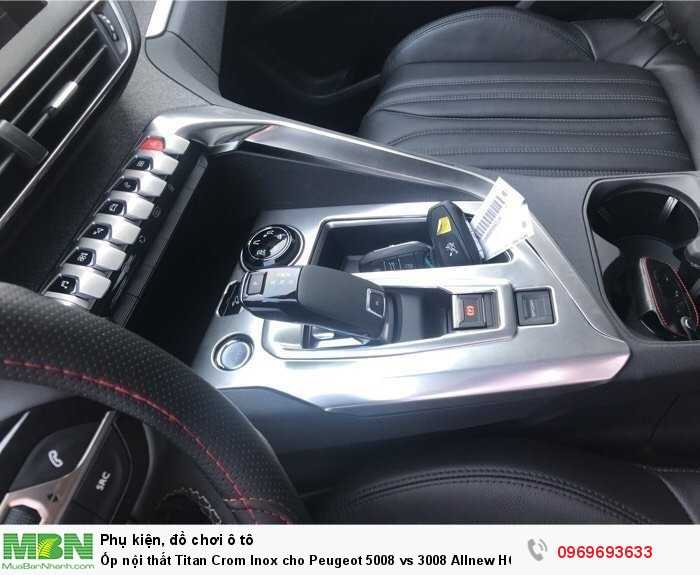 Ốp nội thất Titan Crom Inox cho Peugeot 5008 vs 3008 Allnew HOT