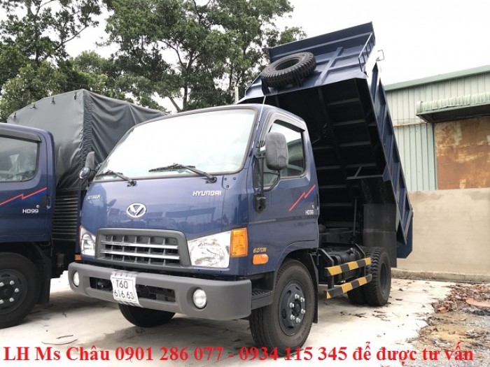 Bán  Xe ben Hyundai 5 tấn HD99/ giá rẻ nhất thị trường / hỗ trợ trả góp
