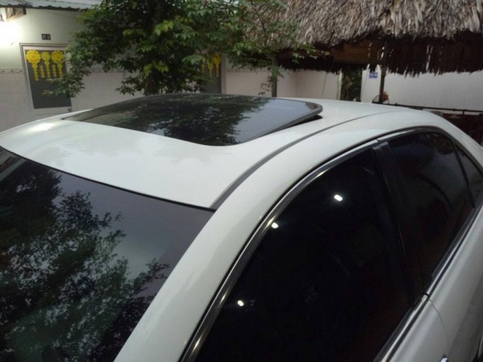 Gia đình em bán Camry LE 2008 Trắng tự động chạy rất đã.