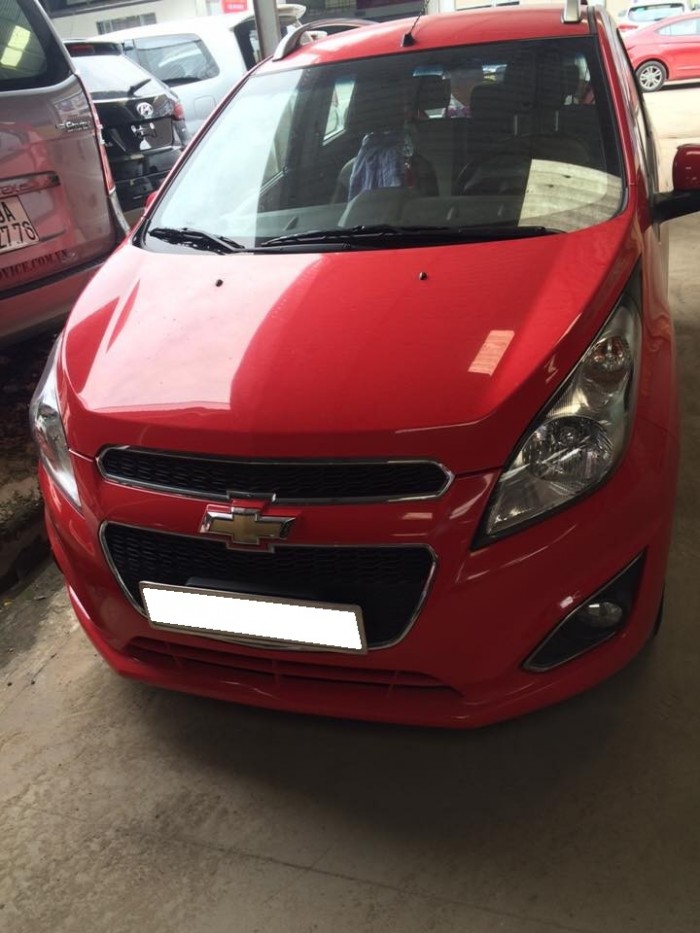 Kẹt tiền bán em Chevrolet Spark 2015 số tự động màu đỏ
