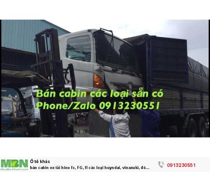Bán Cabin Xe Tải Hino Fc, FG, Fl Các Loại Huyndai, Vinaxuki, Đô Thành Iz49, Howo
