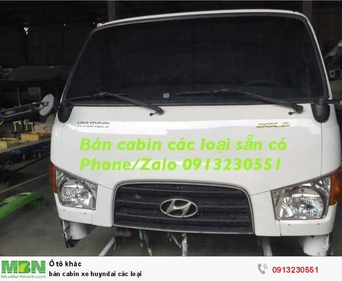 Bán cabin xe Huyndai các loại