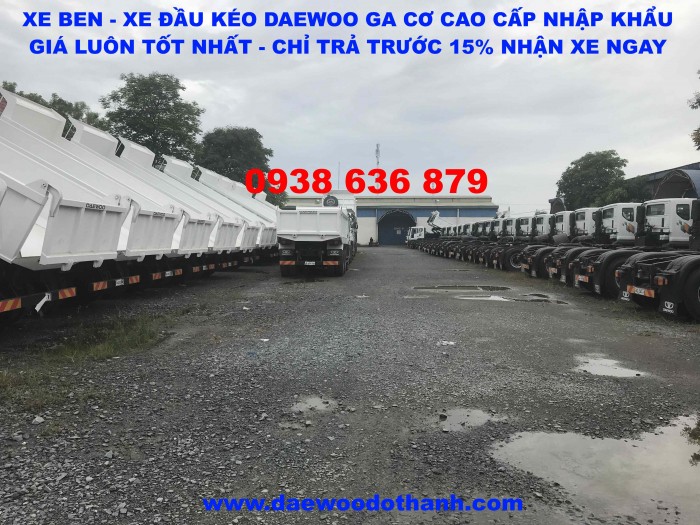 Bán Xe Ben Daewoo 15t Giá Hot Nhất