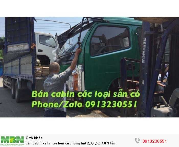 Bán cabin xe tải, xe ben cửu long tmt 2,3,4,5,5,7,8,9 tấn