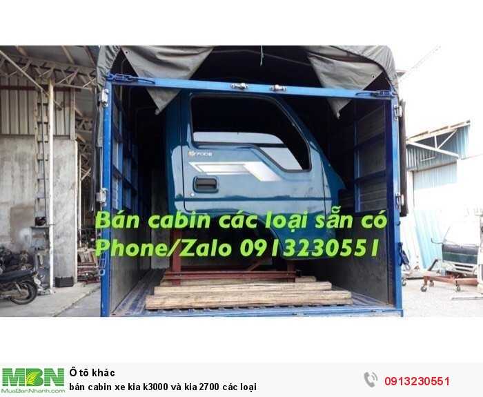 Bán cabin xe Kia k3000 và Kia 2700 các loại