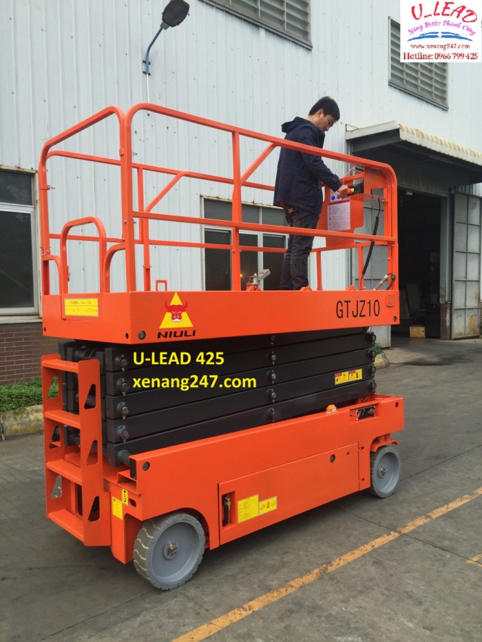 Bán Xe Nâng Người Thương Hiêu Niuli , Giá Hạt Rẻ