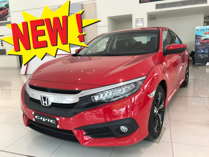Bán Honda Civic 1.8E 2018 Nhập Thái, Vay NH đến 90%, Đủ Màu